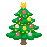 🎄 Sapin De Noël Emoji par Google