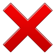 ❌ Croix Emoji par Samsung
