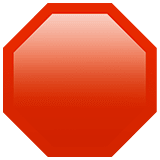 🛑 Stop Sign, Emoji by Apple