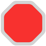🛑 Stop Sign, Emoji by Microsoft