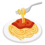 🍝 Spaghetti Emoji par Google