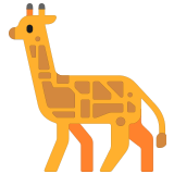 🦒 Giraffe, Emoji by Microsoft